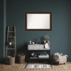 42"x30" Villa Wood Wall Mirror, Oil Rubbed Bronze Frame, Modern Decor - Amanti Art -Umbra Home Decor Shop GUEST 364b5e31 e0f4 472b 80e0 d4e04bc2260c