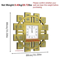 Large Wall Clock With Mirror Finishing Wall Decor Mirror Clock W/ Diamond Inlay -Umbra Home Decor Shop GUEST 37752507 d680 4c2f ab97 2da94bb08294