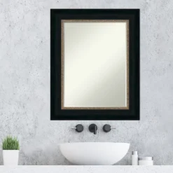 Amanti Art Paragon Bronze Petite Bevel Bathroom Wall Mirror 30.5 X 24.5 In. -Umbra Home Decor Shop GUEST 37b68a22 360b 4100 9d99 ac9369b5546b