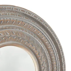 Wood Tribal Carved Wall Mirror Gray - The Novogratz -Umbra Home Decor Shop GUEST 37d0e13b e432 44c7 9576 85a2c38c01a6