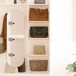 Famapy 47" White Hall Tree With Full-Length Mirror, Shelves, Drawers & Coat Hooks Entry Organizer -Umbra Home Decor Shop GUEST 3911f983 1c0f 4149 a4ed 59ede1e56d40