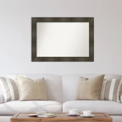 42" X 30" Non-Beveled Rail Rustic Char Wall Mirror - Amanti Art 10 42" X 30" Non-Beveled Rail Rustic Char Wall Mirror - Amanti Art -Umbra Home Decor Shop GUEST 3b3f8c68 7a8a 4f10 82a5 9d30ea1fc8a5