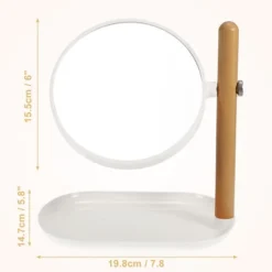 Unique Bargains Home Vanity Rotatable 1X/3X Magnifying Cosmetic Mirror With Storage Tray -Umbra Home Decor Shop GUEST 3c5f1534 675f 4a7d b3bf 78ce990d8e15