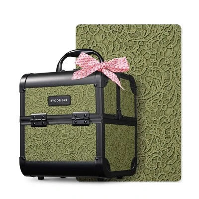 Byootique Makeup Train Case Cosmetic Organizer W/ Mirror Artist 11 Byootique Makeup Train Case Cosmetic Organizer W/ Mirror Artist - Image 11