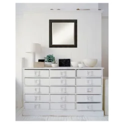 24" X 24" Signore Bronze Wood Framed Wall Mirror - Amanti Art -Umbra Home Decor Shop GUEST 3d2c455e c65a 4eee b7f0 2033c62ae4a9