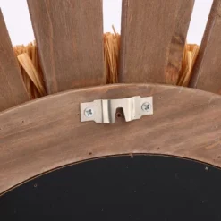 LuxenHome 24" Round Boho Style Raffia Accent Wall Mirror Wall Decor Home Decor -Umbra Home Decor Shop GUEST 3d3291b7 855a 496b ba10 facd41c5373f