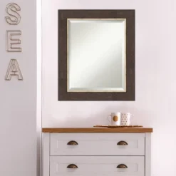 21" X 25" Beveled Lined Bronze Wall Mirror - Amanti Art -Umbra Home Decor Shop GUEST 3dca6b29 753d 47c7 82c9 88210630a1db