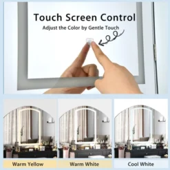 Costway Vanity Table Stool Set Large Tri-folding Lighted Mirror 6 Drawer Dresser WhiteBlack -Umbra Home Decor Shop GUEST 3dd5409f ca65 4c65 91f2 d3e0c9aacc64