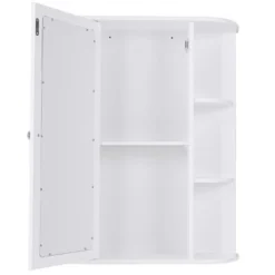Costway Bathroom Cabinet Single Door Shelves Wall Mount Cabinet W/ Mirror Organizer -Umbra Home Decor Shop GUEST 3e183ca5 81ba 4555 93be 077fc5dcdfbe