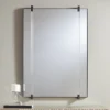Uttermost Ladonna Matte Black 26" X 37 1/2" Rectangular Wall Mirror