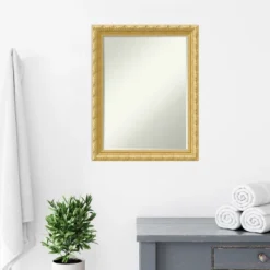 Amanti Art Versailles Gold Petite Bevel Wood Bathroom Wall Mirror 28 X 22 In. -Umbra Home Decor Shop GUEST 3f89c083 5776 4624 bdb6 1318c375642a