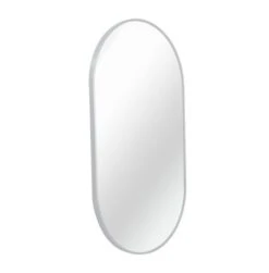 Serio 20"x 30" Modern Oval/Pill Shaped Wall Mount Mirror,Horizontal/Vertical Hanging Aluminum Alloy Frame Mirror-The Pop Home -Umbra Home Decor Shop GUEST 3f8bb79b 834d 4d04 b386 e807d6594dd4