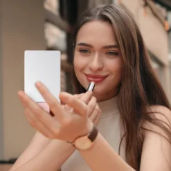 Unique Bargains PU Leather Stainless Steel Travel Compact Mini Makeup Mirror -Umbra Home Decor Shop GUEST 3f90f436 9da2 4223 8bda 195ec4c77044