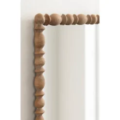 Kate & Laurel All Things Decor 23"X34" Prindle Turned Wood Rectangle Mirror Rustic Brown -Umbra Home Decor Shop GUEST 3fa416e8 f543 49b4 82be 2e58bd722e17