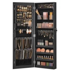 SONGMICS Jewelry Cabinet Storage Wall-Mounted Jewelry Organizer Armoire Full-Length Mirror -Umbra Home Decor Shop GUEST 3faa8f75 29bb 44f3 a6f8 3d33011acc17