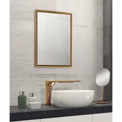 18" X 24" Evans Rectangle Wall Mirror Gold - Kate & Laurel All Things Decor -Umbra Home Decor Shop GUEST 411be08c b90f 49ee 8ecd 32870c1fd5bd