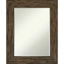 Amanti Art Fencepost Petite Bevel Wood Bathroom Wall Mirror -Umbra Home Decor Shop GUEST 4184523b 643c 4a04 b620 5d61faf5be8b