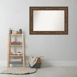 44" X 32" Non-Beveled Ballroom Bathroom Wall Mirror Bronze - Amanti Art -Umbra Home Decor Shop GUEST 41aefc06 3f08 4960 8eac c7f95ca0abc9