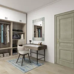 Mother Of Pearl Handmade Mosaic Wall Mirror With Blue Corners Cream - Olivia & May -Umbra Home Decor Shop GUEST 421656f7 a30b 4227 8762 c2baaeef0621