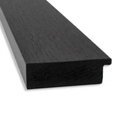 30" X 66" Non-Beveled Furniture Espresso Full Length Floor Leaner Mirror - Amanti Art