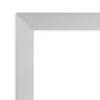 Amanti Art Low Luster Silver Petite Bevel Wood Bathroom Wall Mirror 26.5 X 20.5 In.