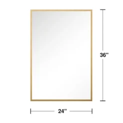 Lirago 36" Modern Gold Framed Bathroom Mirror Sleek Rectangular Vanity Mirror With Easy Installation For Bathroom Bedroom Or Entryway Set Of 2 9 Lirago 36" Modern Gold Framed Bathroom Mirror Sleek Rectangular Vanity Mirror With Easy Installation For Bathroom Bedroom Or Entryway Set Of 2 -Umbra Home Decor Shop GUEST 4446673f 50f1 4dd5 ac24 468489aaf7d5