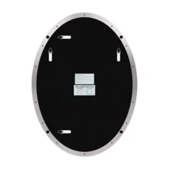 ANDY STAR Modern Decorative 24 X 36 Inch Oval Wall Mounted Hanging Bathroom Vanity Mirror With Stainless Steel Metal Frame, Brushed Silver -Umbra Home Decor Shop GUEST 455bb242 f948 4e0e b139 606a252e32d7