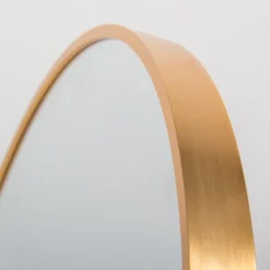 Alani Wall Mounted Round Mirror With Brushed Aluminum Frame Large Circle Mirror For Wall,Circle Bathroom Mirror-The Pop Home -Umbra Home Decor Shop GUEST 45d9b614 d7da 4cc6 a39b 18ff26ba405d