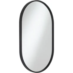 Uttermost Rapido Oval Vanity Decorative Wall Mirror Modern Matte Black Iron Frame 24" Wide For Bathroom Bedroom Living Room Home Office House Entryway 9 Uttermost Rapido Oval Vanity Decorative Wall Mirror Modern Matte Black Iron Frame 24" Wide For Bathroom Bedroom Living Room Home Office House Entryway -Umbra Home Decor Shop GUEST 4738b4a4 be4f 44de bf5b 8767d77a1181