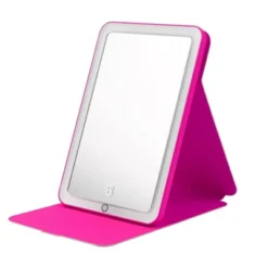 EKids Barbie Portable Makeup Mirror With Adjustable Lighting - White (MI-CV10BE.EXV23OLB)