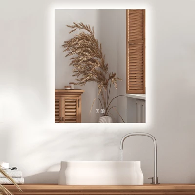 HOMLUX Rectangular Bathroom Mirror- 24" X 30" 1 HOMLUX Rectangular Bathroom Mirror- 24" X 30"