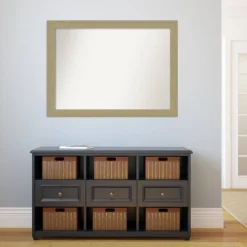 42" X 31" Non-Beveled Mosaic Gold Wall Mirror - Amanti Art -Umbra Home Decor Shop GUEST 490add34 a2fe 41b1 990f 1ae592b1a21c