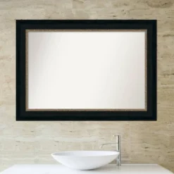 43" X 31" Non-Beveled Paragon Bathroom Wall Mirror Bronze - Amanti Art -Umbra Home Decor Shop GUEST 4a3b4065 7b0f 4fa5 8d8b d2042aaf8b21