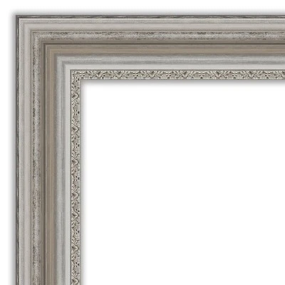 34" X 28" Non-Beveled Parlor Bathroom Wall Mirror Silver - Amanti Art 2 34" X 28" Non-Beveled Parlor Bathroom Wall Mirror Silver - Amanti Art - Image 2