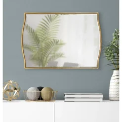 17" X 24" Sedelle Decorative Framed Wall Mirror Gold - Kate & Laurel All Things Decor 8 17" X 24" Sedelle Decorative Framed Wall Mirror Gold - Kate & Laurel All Things Decor -Umbra Home Decor Shop GUEST 4b6a6d7d 927f 4992 9571 1d063f811499