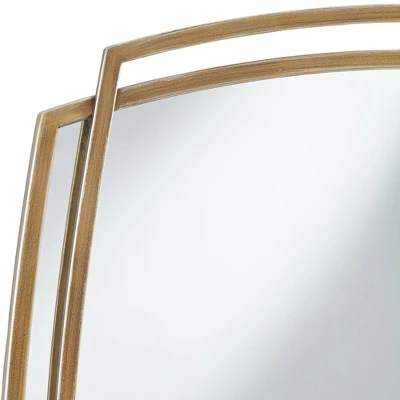 Uttermost Amherst Gold Layered Metal 24" X 34" Wall Mirror 2 Uttermost Amherst Gold Layered Metal 24" X 34" Wall Mirror - Image 2