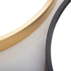 Alani Wall Mounted Round Mirror With Brushed Aluminum Frame Large Circle Mirror For Wall,Circle Bathroom Mirror-The Pop Home -Umbra Home Decor Shop GUEST 4c598c47 c897 491f b2bb 8a1a68ac606f