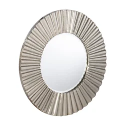 Pineder Aiden Lane Round Decorative Wall Mirror Silver - Southern Enterprises -Umbra Home Decor Shop GUEST 4c7abbd5 6835 4c49 ac31 df47c24d7ec8