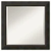 24" X 24" Signore Bronze Wood Framed Wall Mirror - Amanti Art