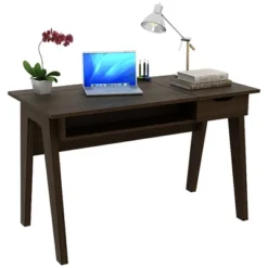 Costway Vanity Table With Flip Mirror Writing Computer Desk Storage Drawer Walnut -Umbra Home Decor Shop GUEST 4d1e10a2 5fbf 4681 8b76 88acd42e0619