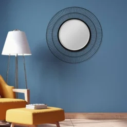 Two Loop Radial Wire Mirror Black - Stonebriar Collection -Umbra Home Decor Shop GUEST 4d22e255 f7a1 47d1 94d3 724d645642dc