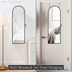 Best Choice Products Door/Wall Mounted Arch Mirror Jewelry Armoire, W/ Metal Frame, Lockable Door -Umbra Home Decor Shop GUEST 4d2f2633 1e57 40cc a538 e5bc9d3f5b5d