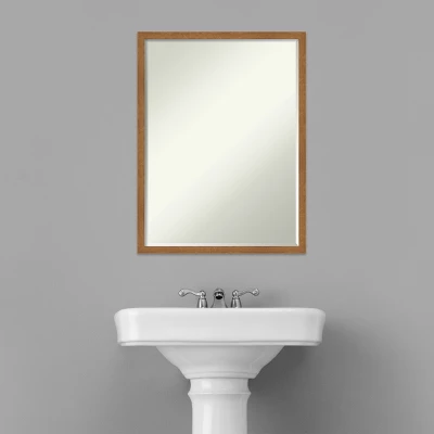 Amanti Art Carlisle Narrow Petite Bevel Wood Bathroom Wall Mirror 5 Amanti Art Carlisle Narrow Petite Bevel Wood Bathroom Wall Mirror - Image 5