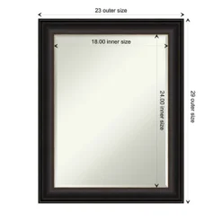 Amanti Art Trio Oil Rubbed Bronze Petite Bevel Bathroom Wall Mirror 28.5 X 22.5 In. 9 Amanti Art Trio Oil Rubbed Bronze Petite Bevel Bathroom Wall Mirror 28.5 X 22.5 In. -Umbra Home Decor Shop GUEST 4e69c415 637b 437e 88cd 2e7c1f6d9abd