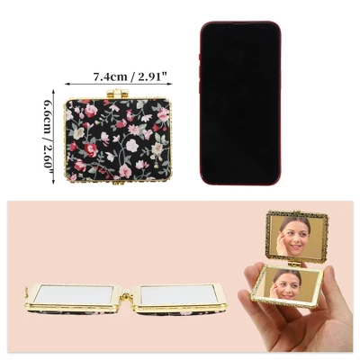 Unique Bargains Rectangle Mini Mirror For Purses 1 Pc 1 Unique Bargains Rectangle Mini Mirror For Purses 1 Pc