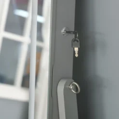 HOMCOM Floor Standing Jewelry Cabinet With LED Light, Lockable Jewelry Organizer With Full-Length Mirror, And 4 Adjustable Angles -Umbra Home Decor Shop GUEST 4f3992c0 3457 466b 842c bce24d7c6f7b