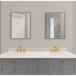 18" X 24" Gwendolyn Rectangle Wall Mirror Gold - Kate & Laurel All Things Decor -Umbra Home Decor Shop GUEST 4fa65e49 52c4 42c3 8aa6 6a7c6ec473f1