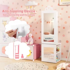 Infans Kids Jewelry Cabinet Standing Children Jewelry Organizer With Full-Length Mirror -Umbra Home Decor Shop GUEST 50aac8d3 ac22 41c8 ac06 9657b37cbbcd