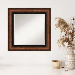 27" X 27" Beveled Vogue Bronze Wall Mirror - Amanti Art -Umbra Home Decor Shop GUEST 510e2b23 3577 4758 8605 da3e9ee83b14