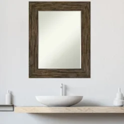 Amanti Art Fencepost Petite Bevel Wood Bathroom Wall Mirror -Umbra Home Decor Shop GUEST 51bca8ac 33cc 4aed 8929 de5cf48f8d5d